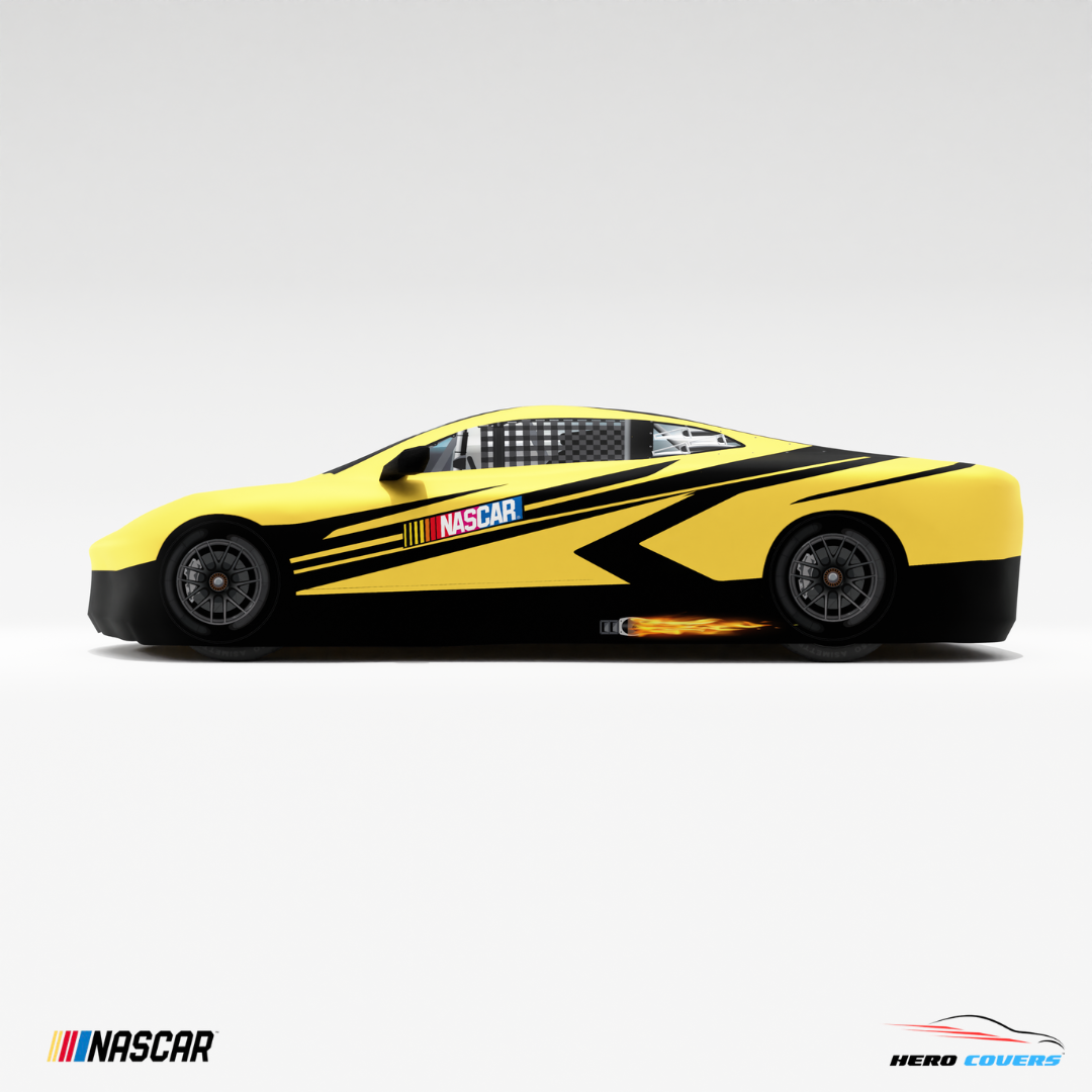 NASCAR Yellow Car Covers | Officially Licensed by HeroCovers