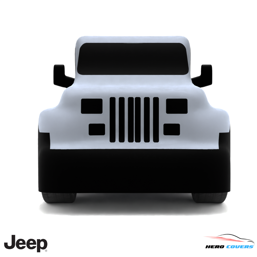 Jeep Wrangler 1987 Car Cover: Indoor & Outdoor Use - HeroCovers