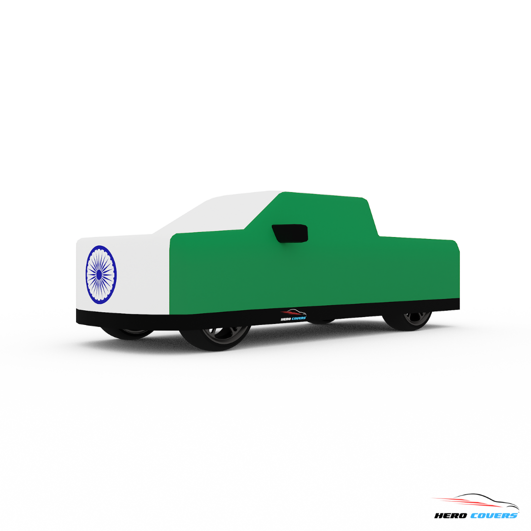 India Flag Design Car Cover | Premium Indoor or Outdoor Protection | HeroCovers