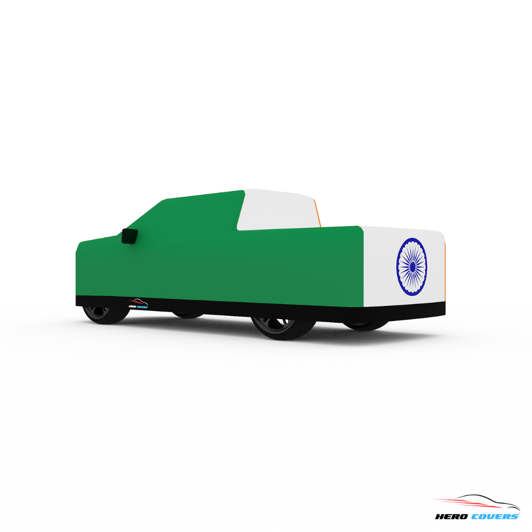 India Flag Design Car Cover | Premium Indoor or Outdoor Protection | HeroCovers