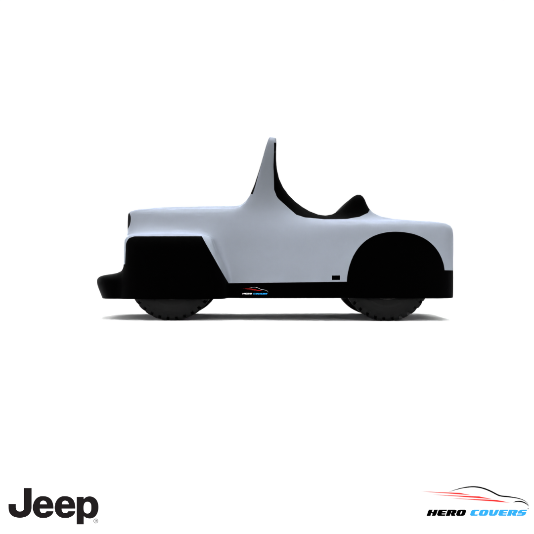 Jeep JS Series 1950 Car Cover: Indoor & Outdoor Use - HeroCovers
