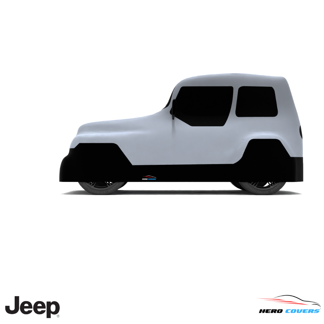Jeep Wrangler 1987 Car Cover: Indoor & Outdoor Use - HeroCovers