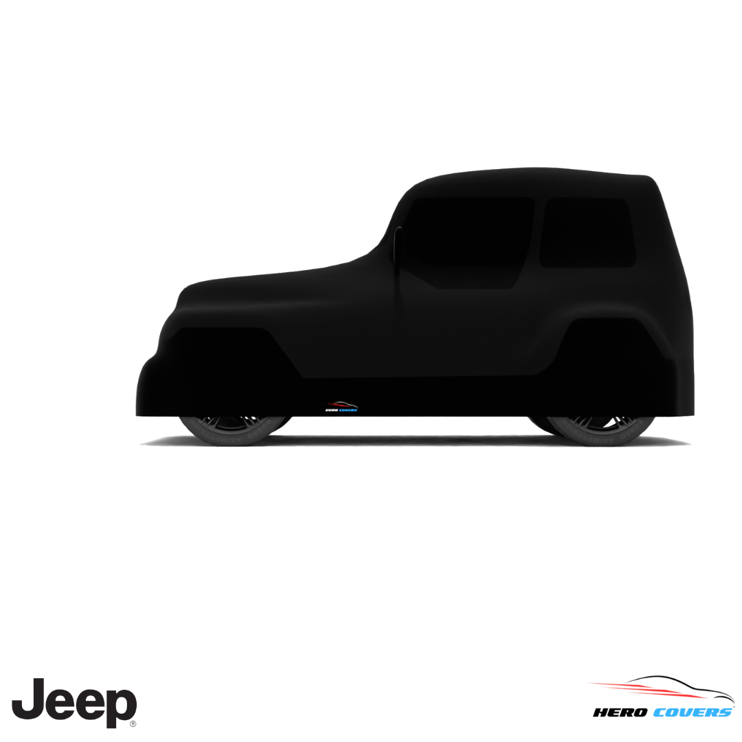 Jeep Wrangler 1987 Car Cover: Indoor & Outdoor Use - HeroCovers