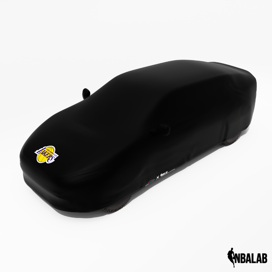 Officially Licensed Los Angeles Lakers Black Car Covers – Indoor & Outdoor | NBA Protection | HeroCovers