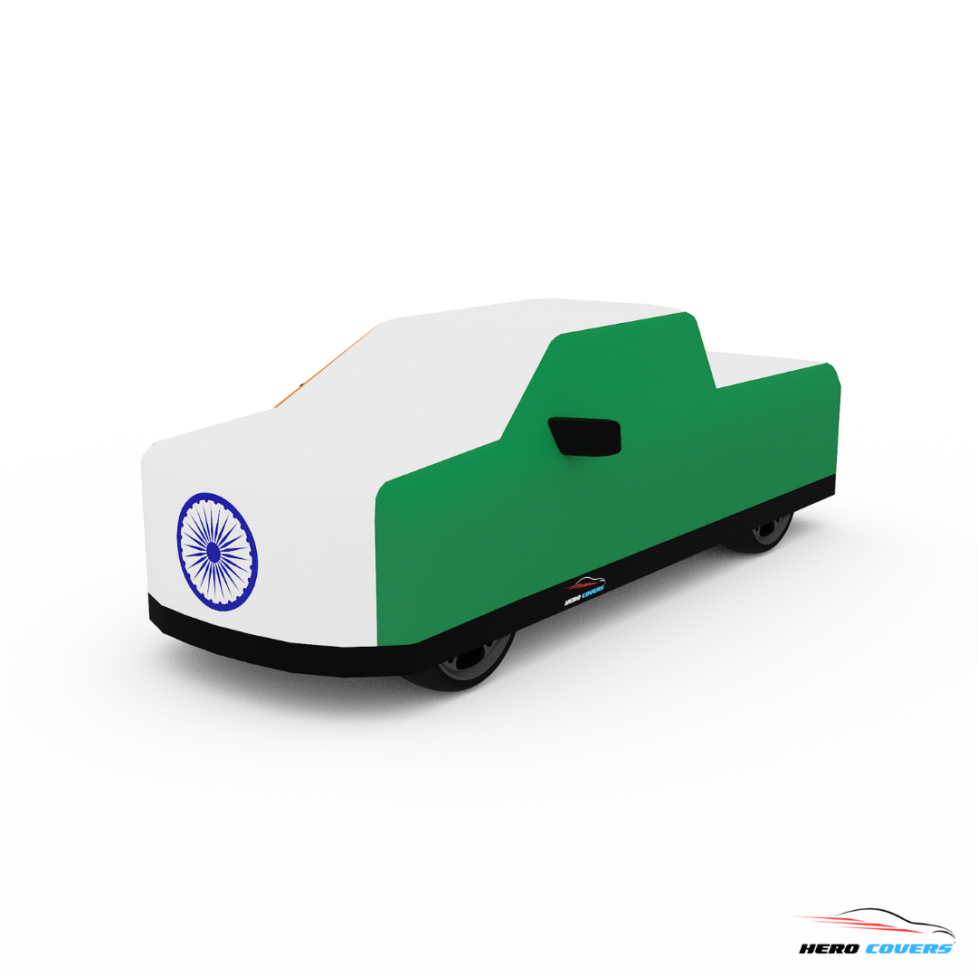 India Flag Design Car Cover | Premium Indoor or Outdoor Protection | HeroCovers