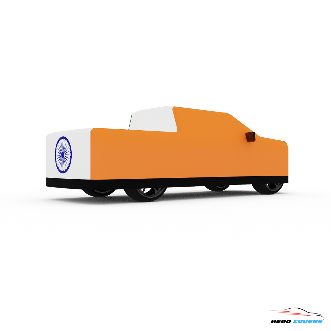 India Flag Design Car Cover | Premium Indoor or Outdoor Protection | HeroCovers