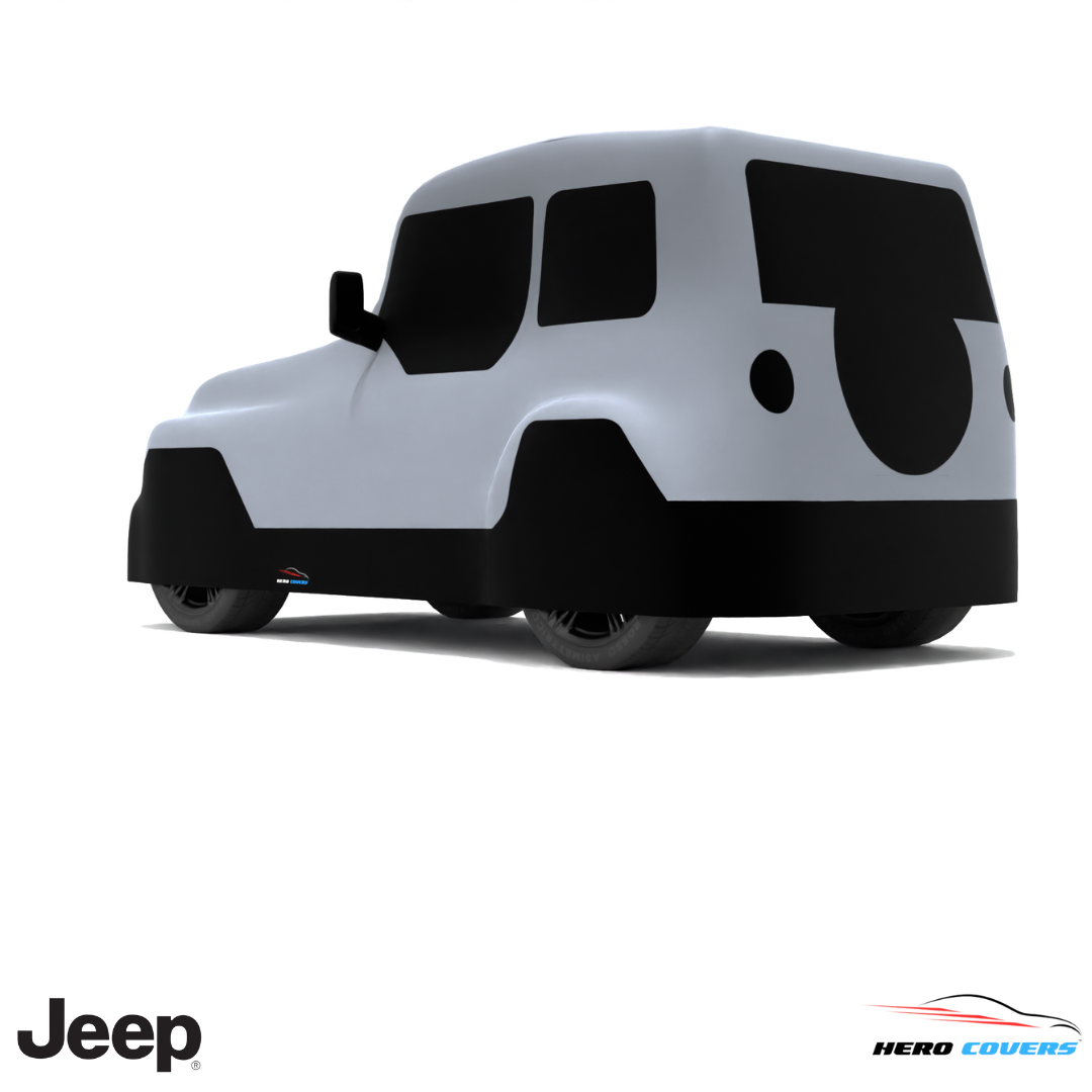 Jeep Wrangler 1987 Car Cover: Indoor & Outdoor Use - HeroCovers