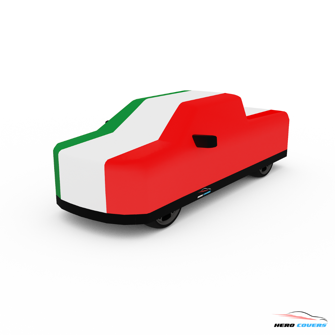 Italy Flag Design Car Cover | Premium Indoor or Outdoor Protection | HeroCovers