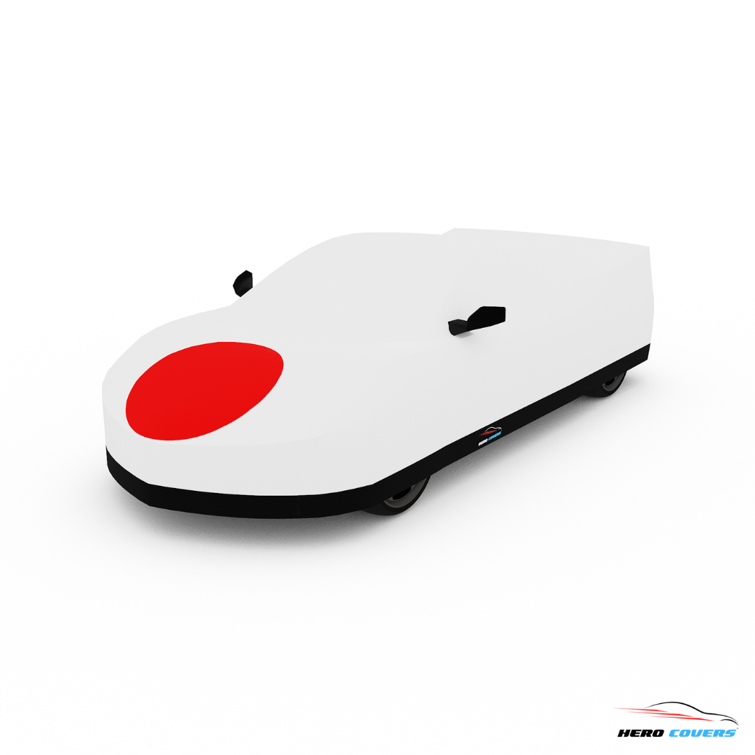 Japan Flag Design Car Cover | Premium Indoor or Outdoor Protection | HeroCovers