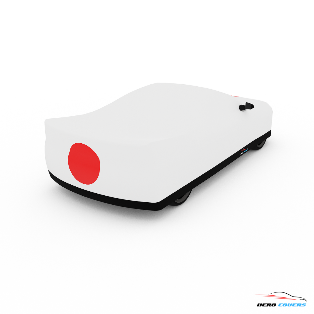 Japan Flag Design Car Cover | Premium Indoor or Outdoor Protection | HeroCovers