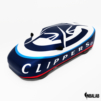 Officially Licensed Clippers Cover Stretch Logo – Indoor & Outdoor | NBA Protection | HeroCovers