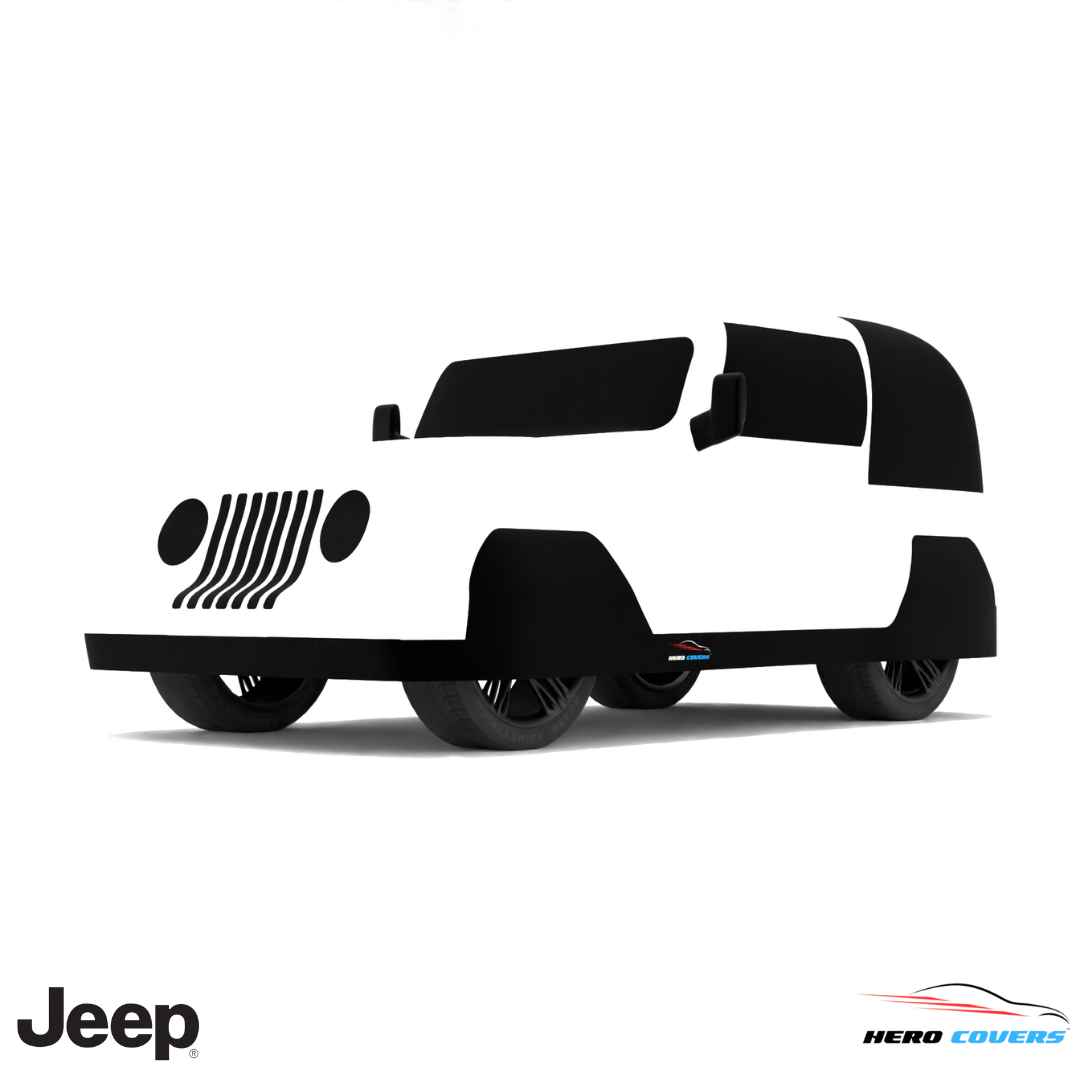 Jeep Wrangler 1996 Car Cover: Indoor & Outdoor Use - HeroCovers