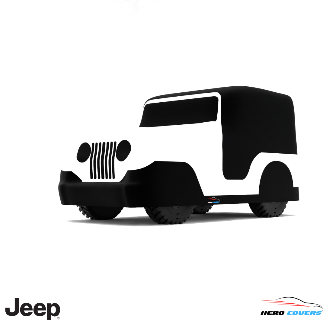 Jeep JS Series 1953 Car Cover: Indoor & Outdoor Use - HeroCovers