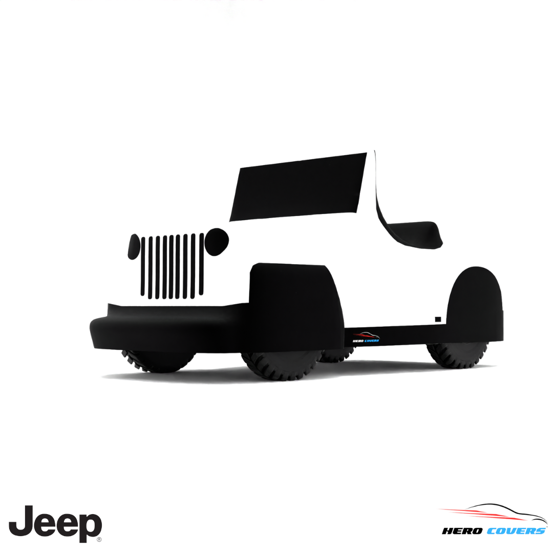 Jeep JS Series 1950 Car Cover: Indoor & Outdoor Use - HeroCovers