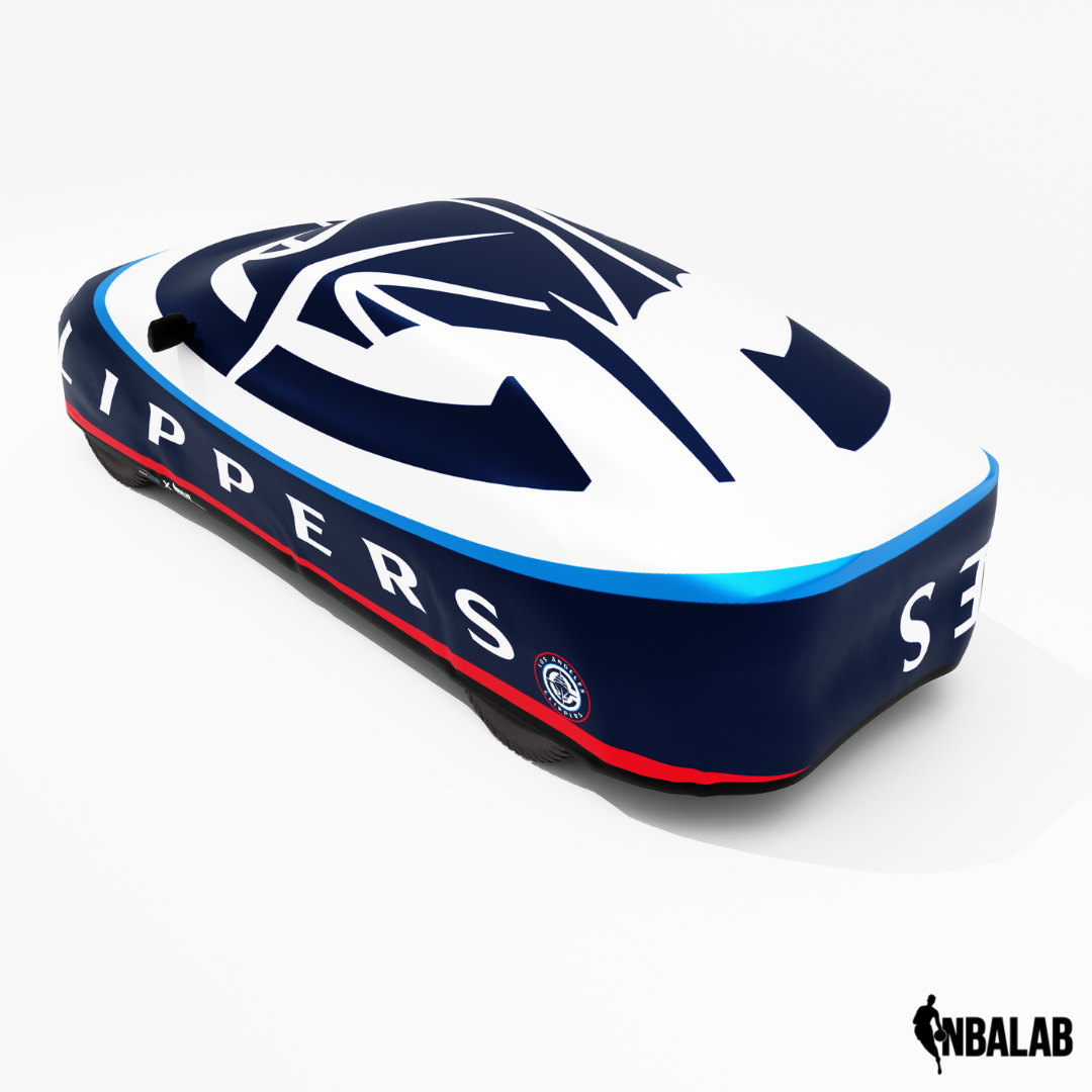 Officially Licensed Clippers Cover Stretch Logo – Indoor & Outdoor | NBA Protection | HeroCovers