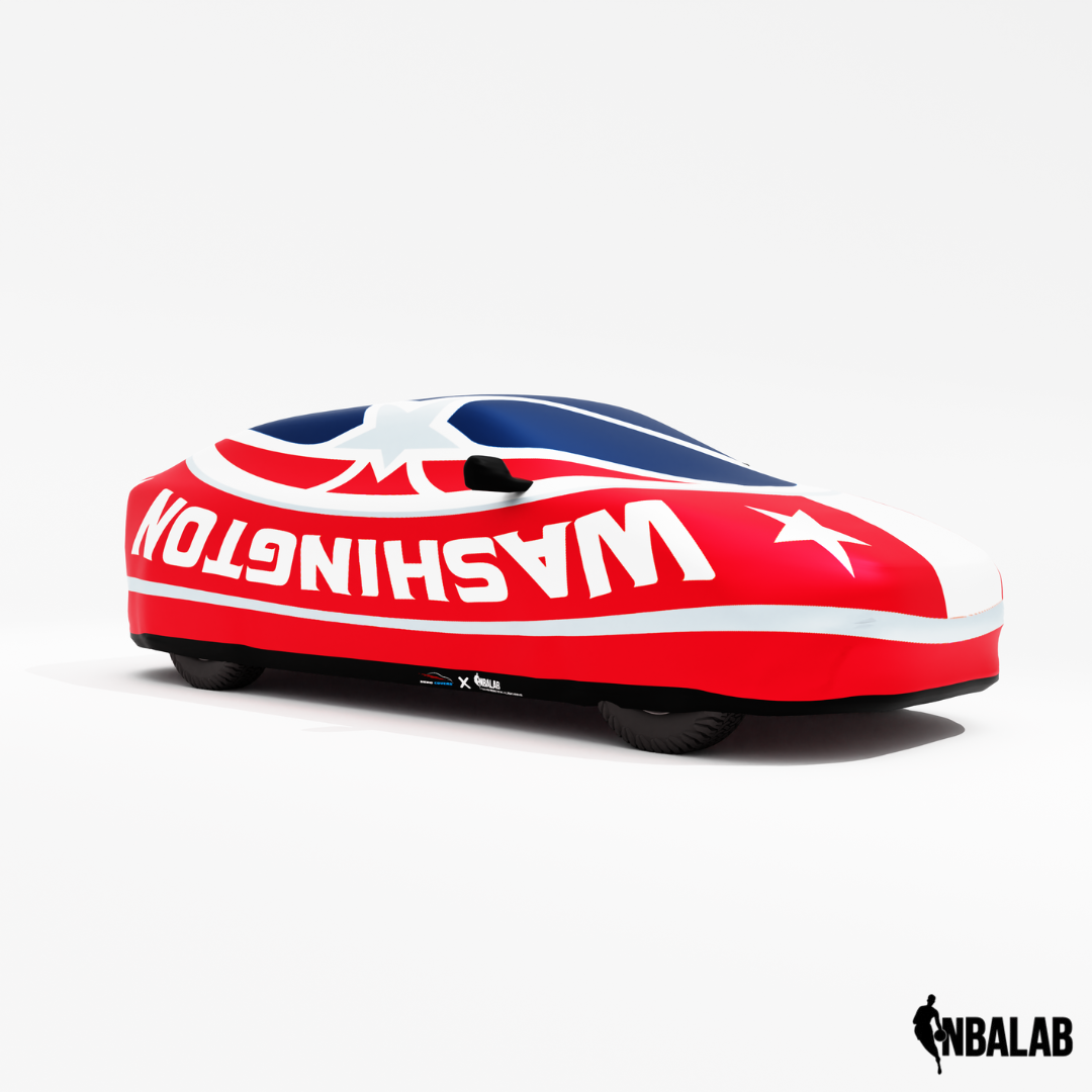 Officially Licensed Washington Cover Stretch Logo – Indoor & Outdoor | NBA Protection | HeroCovers