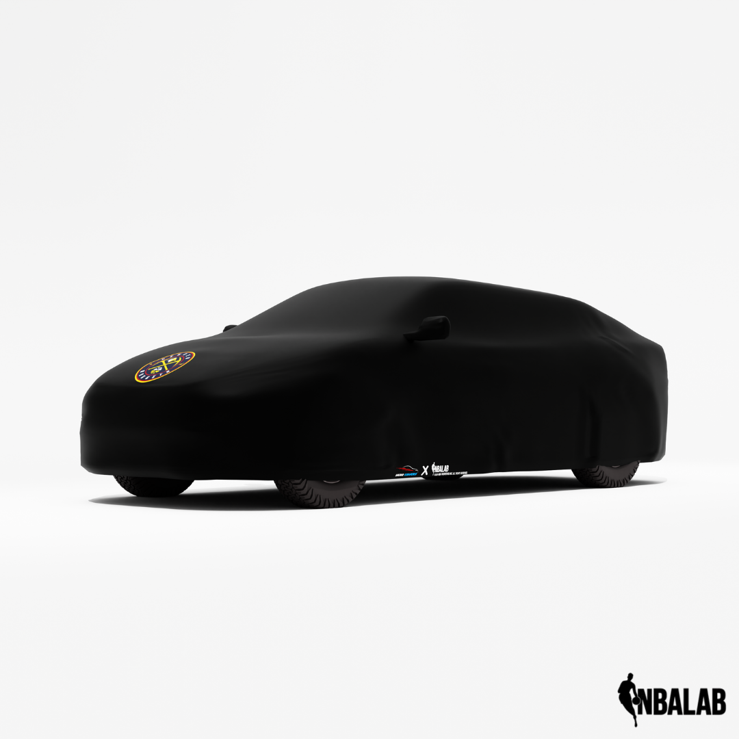 Officially Licensed Denver Nuggets Black Car Covers – Indoor & Outdoor | NBA Protection | HeroCovers