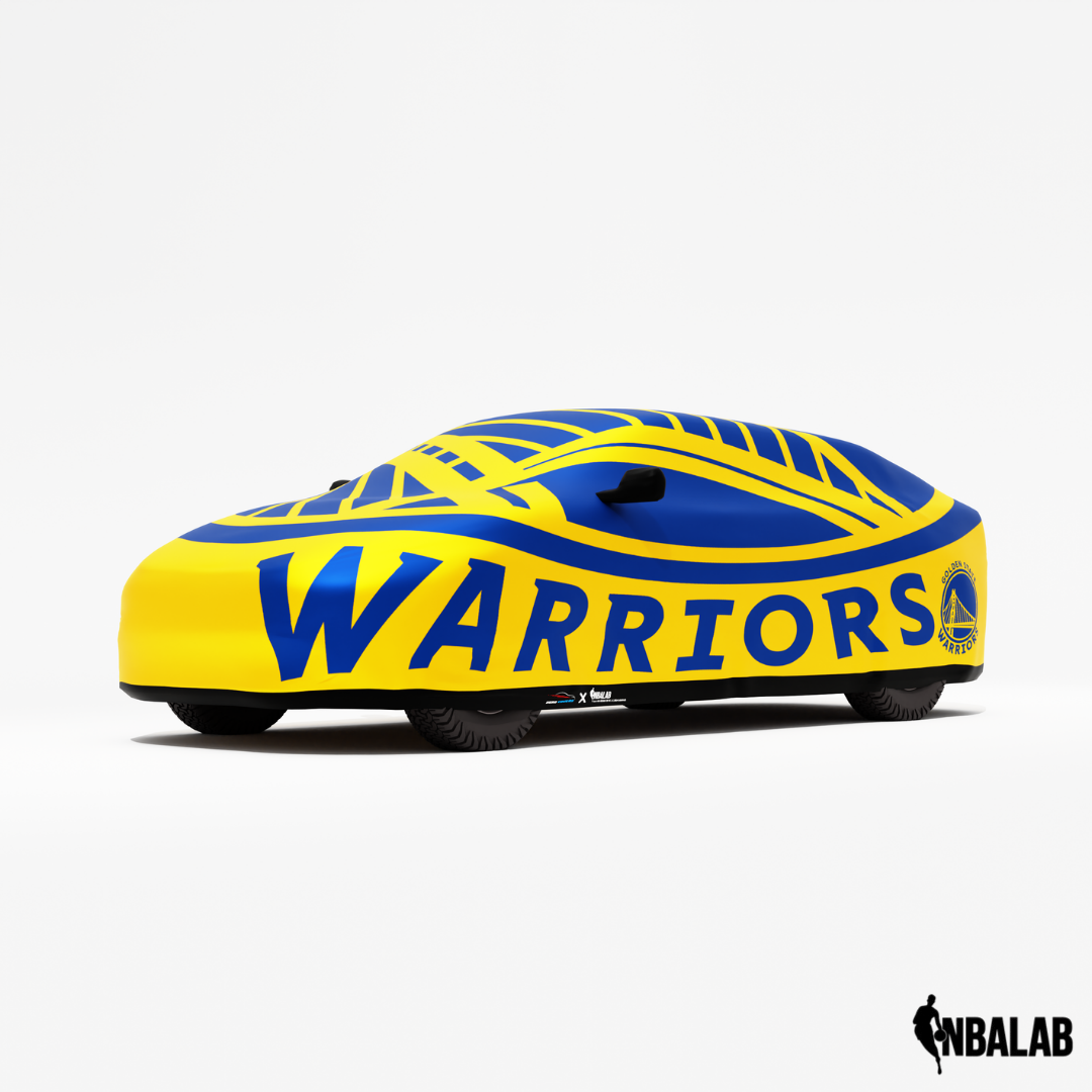 Officially Licensed Warriors Cover Stretch Logo – Indoor & Outdoor | NBA Protection | HeroCovers