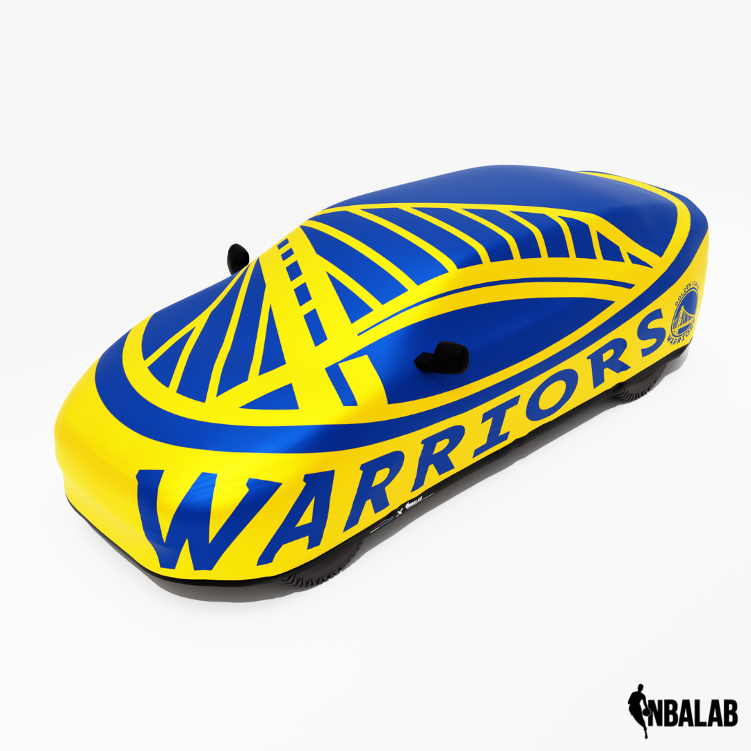 Officially Licensed Warriors Cover Stretch Logo – Indoor & Outdoor | NBA Protection | HeroCovers