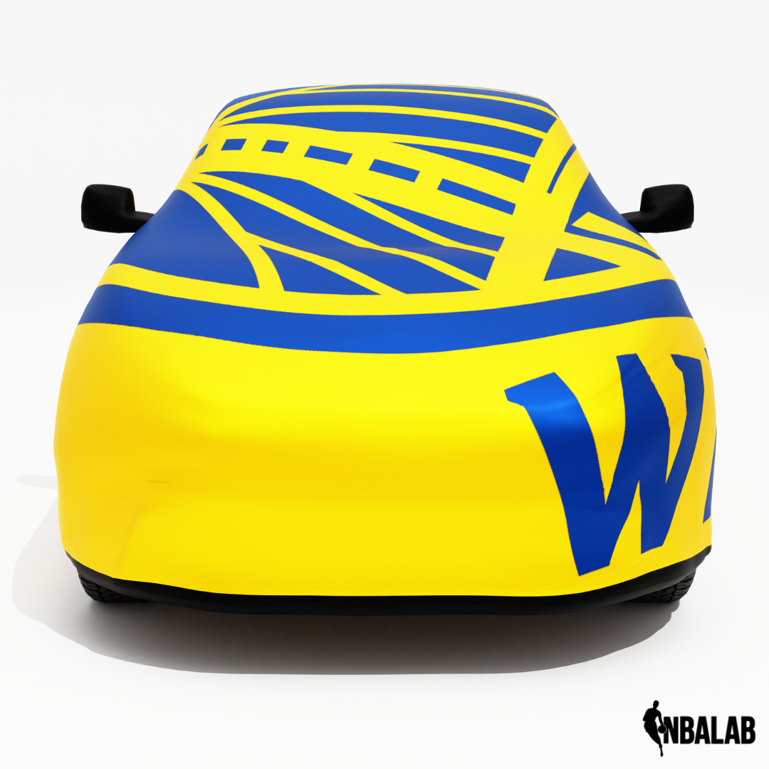 Officially Licensed Warriors Cover Stretch Logo – Indoor & Outdoor | NBA Protection | HeroCovers