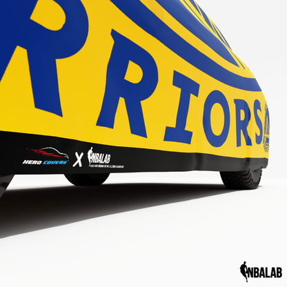 Officially Licensed Warriors Cover Stretch Logo – Indoor & Outdoor | NBA Protection | HeroCovers