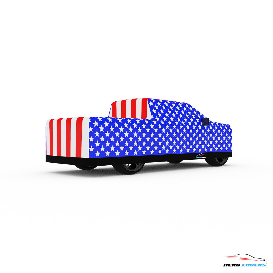 American Flag Design Car Cover | Premium Indoor or Outdoor Protection | HeroCovers
