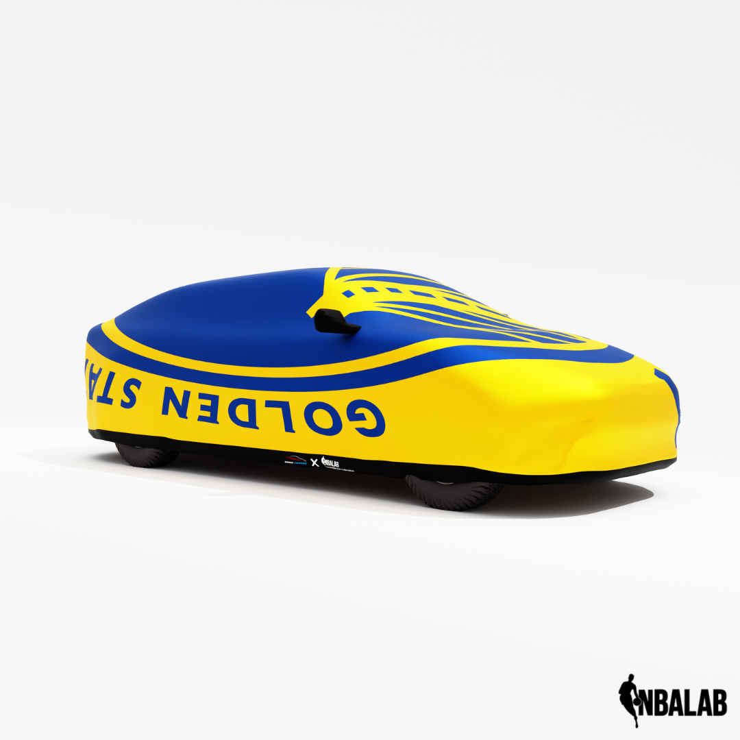 Officially Licensed Warriors Cover Stretch Logo – Indoor & Outdoor | NBA Protection | HeroCovers