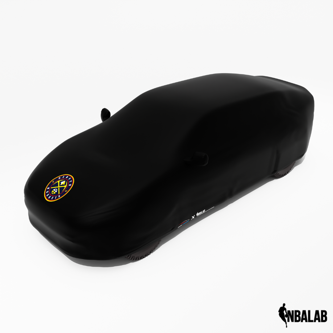 Officially Licensed Denver Nuggets Black Car Covers – Indoor & Outdoor | NBA Protection | HeroCovers