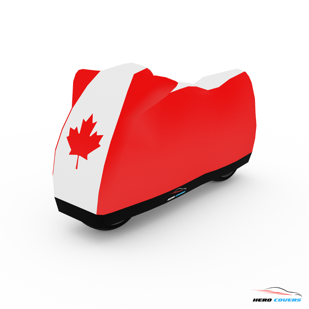 Canada Flag Design Car Cover | Premium Indoor or Outdoor Protection | HeroCovers
