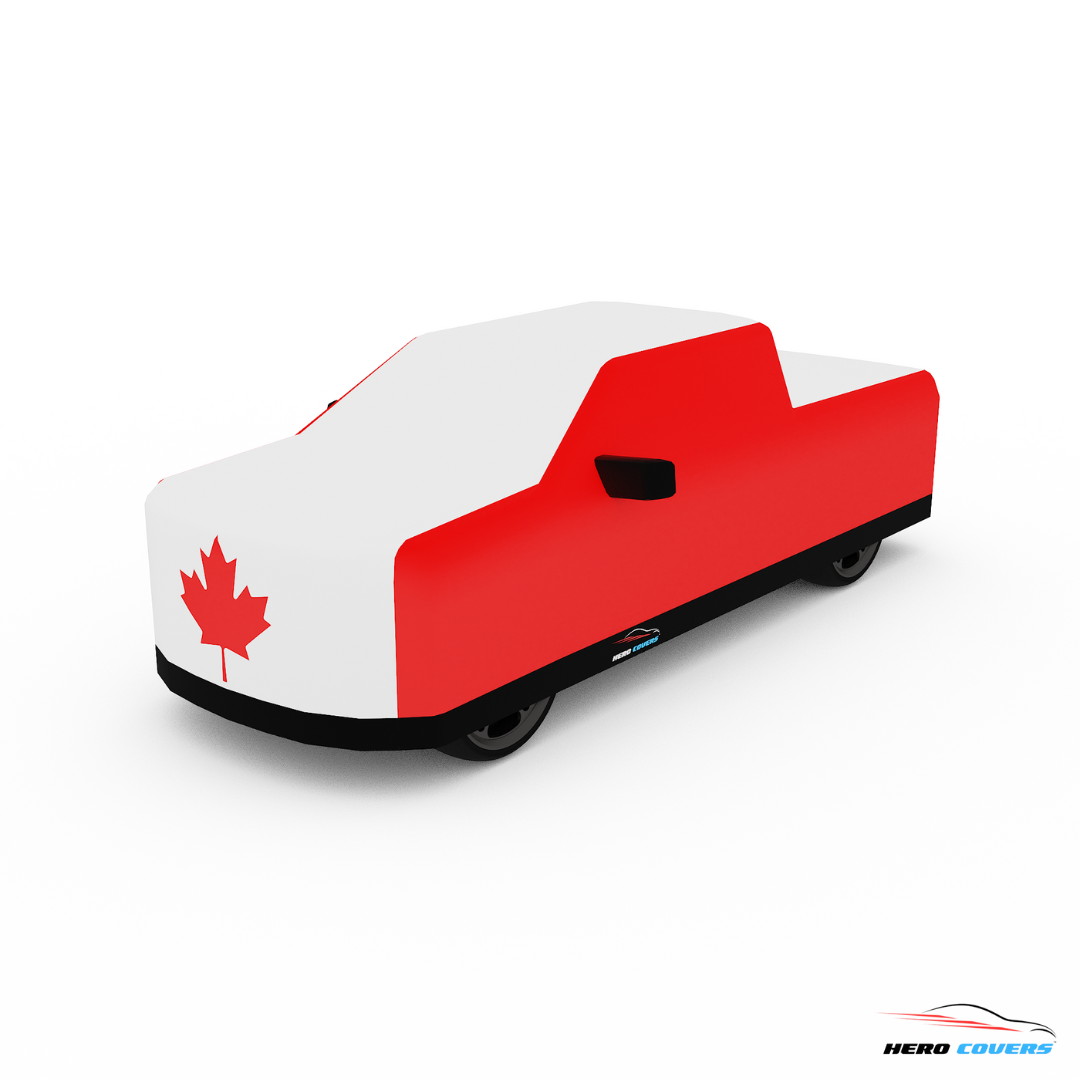 Canada Flag Design Car Cover | Premium Indoor or Outdoor Protection | HeroCovers