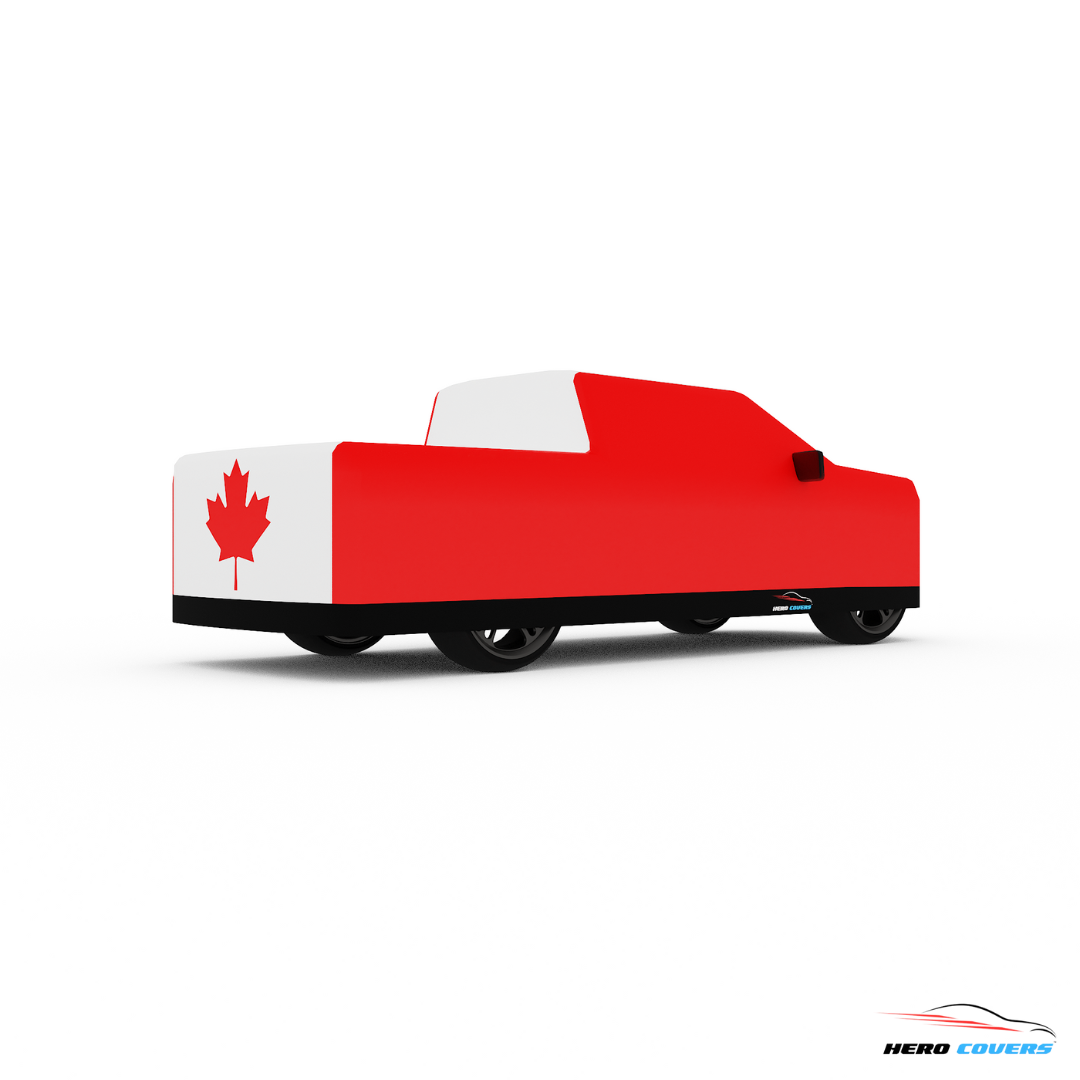 Canada Flag Design Car Cover | Premium Indoor or Outdoor Protection | HeroCovers