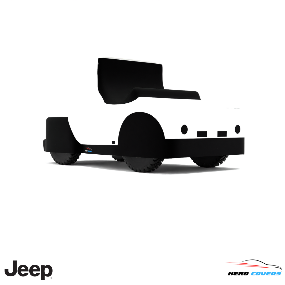 Jeep JS Series 1950 Car Cover: Indoor & Outdoor Use - HeroCovers
