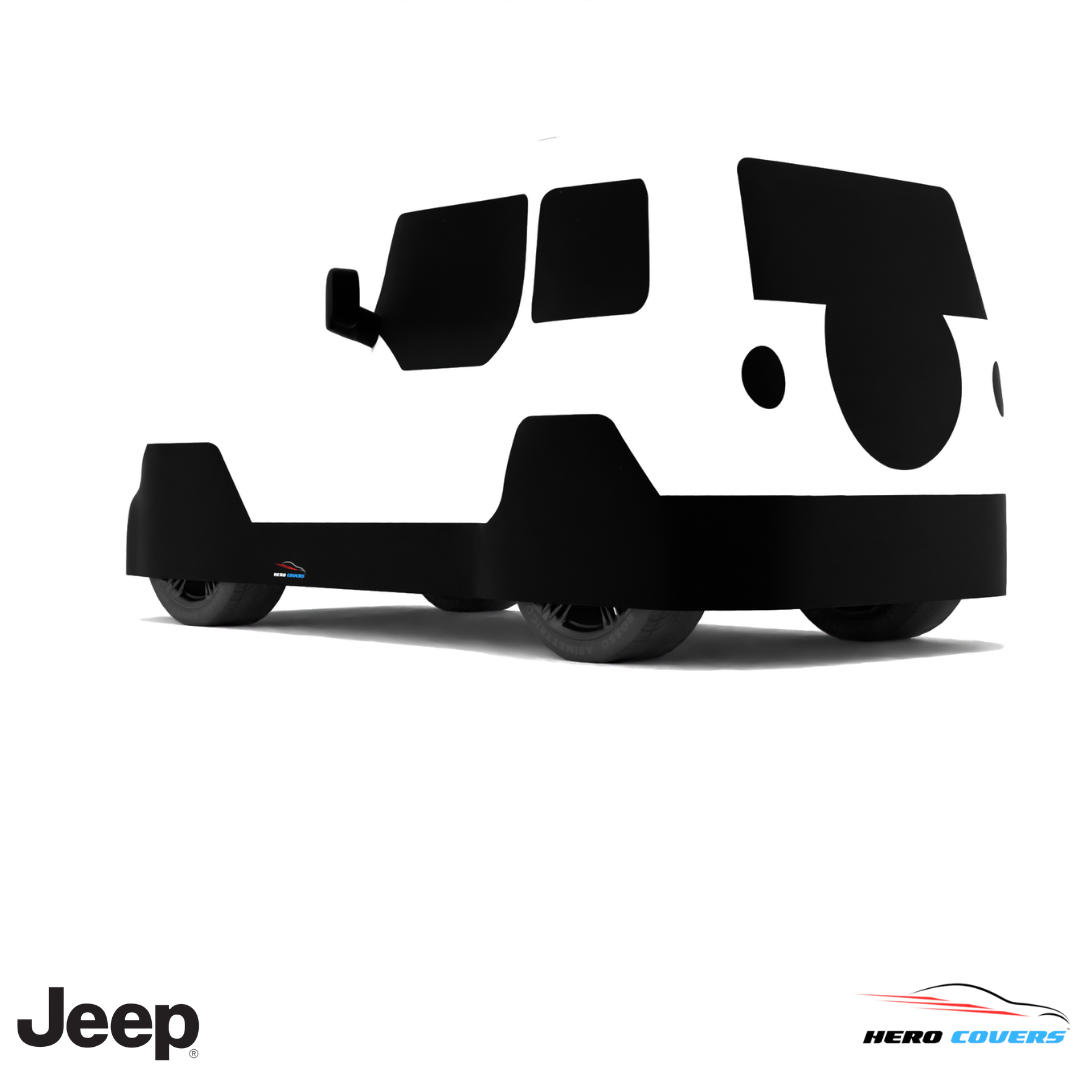 Jeep Wrangler 1987 Car Cover: Indoor & Outdoor Use - HeroCovers