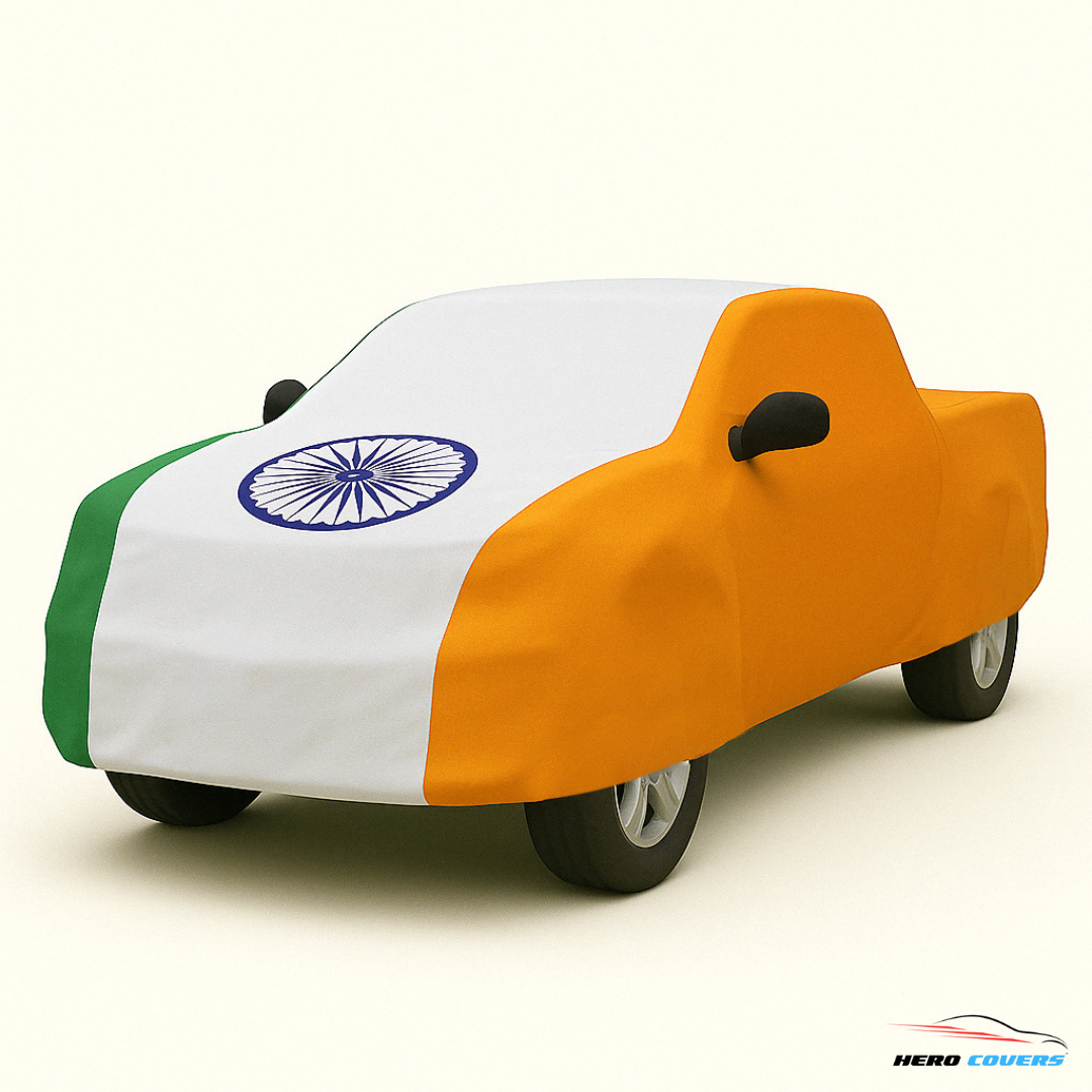 India Flag Design Car Cover | Premium Indoor or Outdoor Protection | HeroCovers
