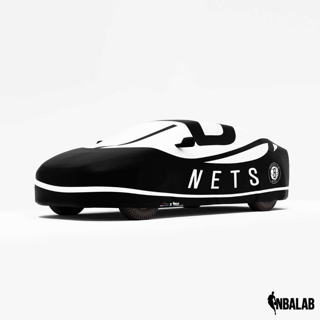 Officially Licensed Brooklyn NETS Cover Stretch Logo – Indoor & Outdoor | NBA Protection | HeroCovers