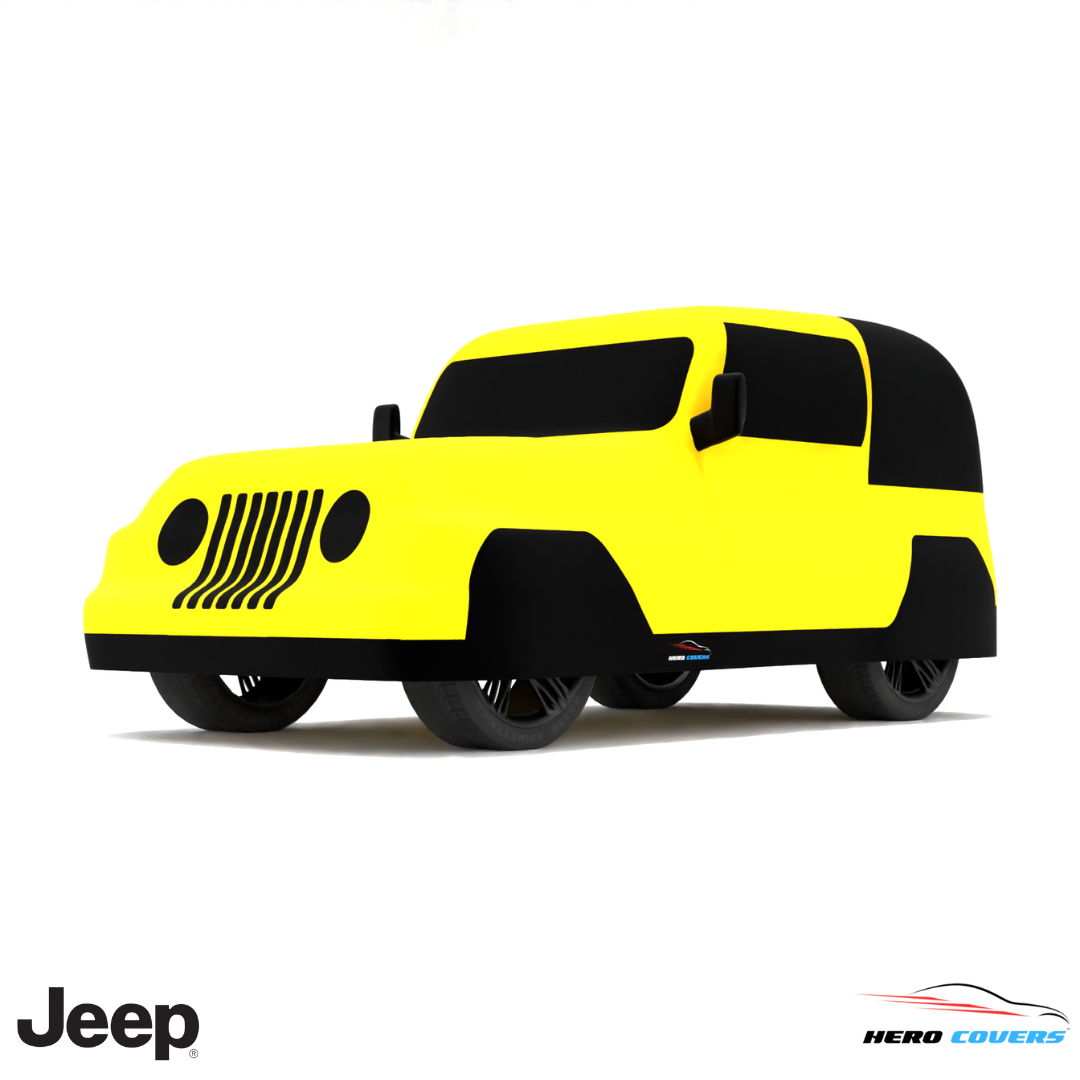Jeep Wrangler 1996 Car Cover: Indoor & Outdoor Use - HeroCovers