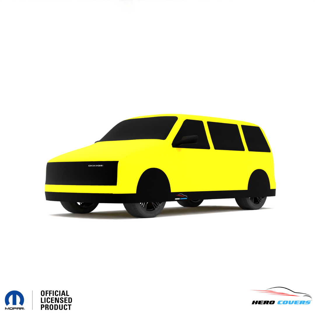 Dodge Caravan 1st Gen (1984–1990) Car Cover: Indoor & Outdoor Use - HeroCovers