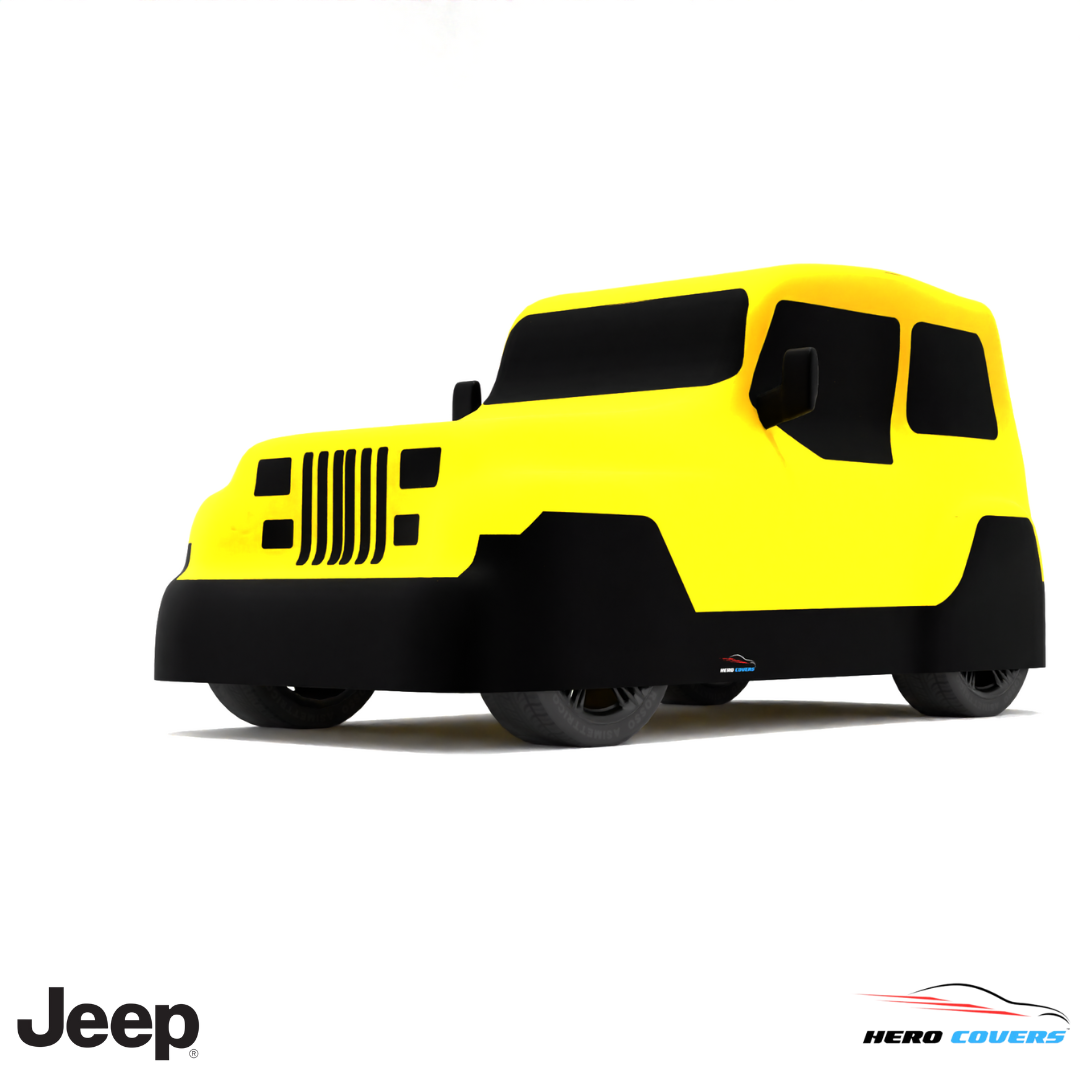 Jeep Wrangler 1987 Car Cover: Indoor & Outdoor Use - HeroCovers