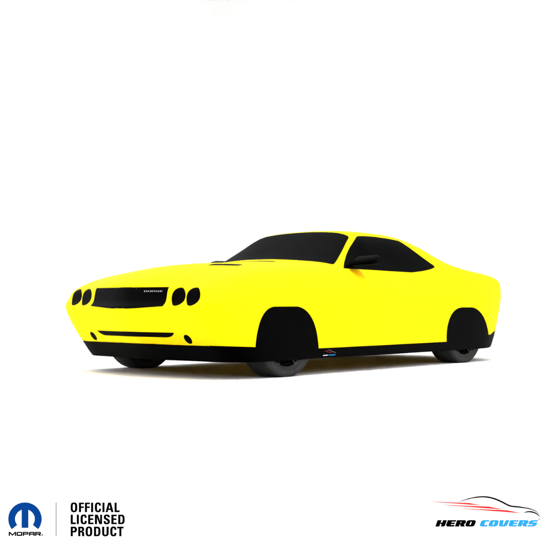 Dodge Challenger 1st Gen (1970–1974) Car Cover: Indoor & Outdoor Use - HeroCovers
