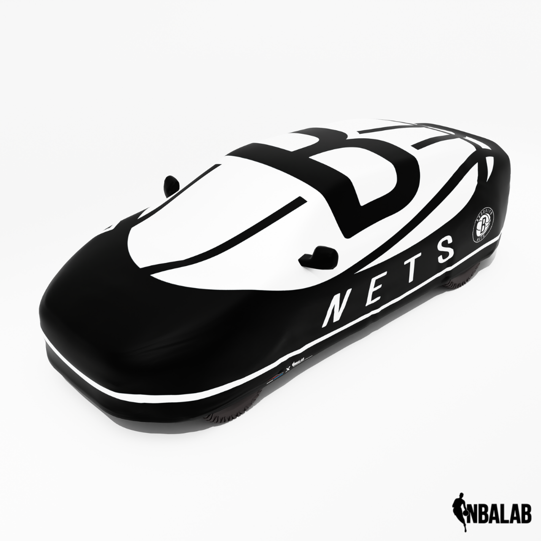 Officially Licensed Brooklyn NETS Cover Stretch Logo – Indoor & Outdoor | NBA Protection | HeroCovers