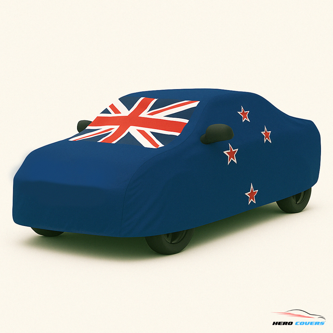 Newzeland Flag Design Car Cover | Premium Indoor or Outdoor Protection | HeroCovers