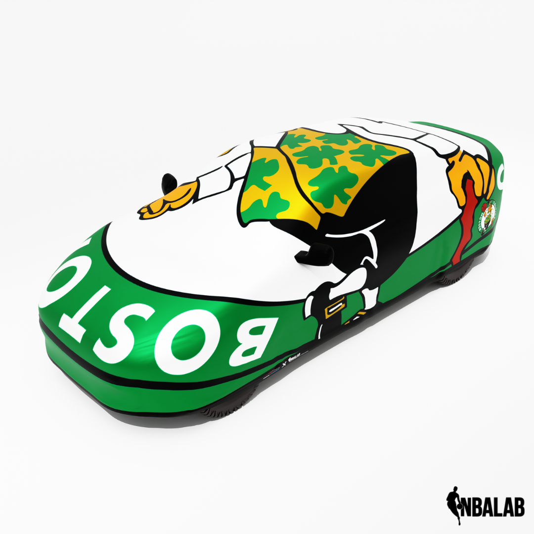 Officially Licensed Boston Celtics Cover Stretch Logo – Indoor & Outdoor | NBA Protection | HeroCovers