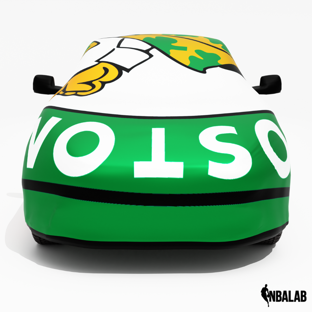 Officially Licensed Boston Celtics Cover Stretch Logo – Indoor & Outdoor | NBA Protection | HeroCovers