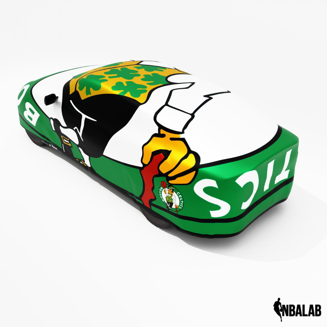 Officially Licensed Boston Celtics Cover Stretch Logo – Indoor & Outdoor | NBA Protection | HeroCovers