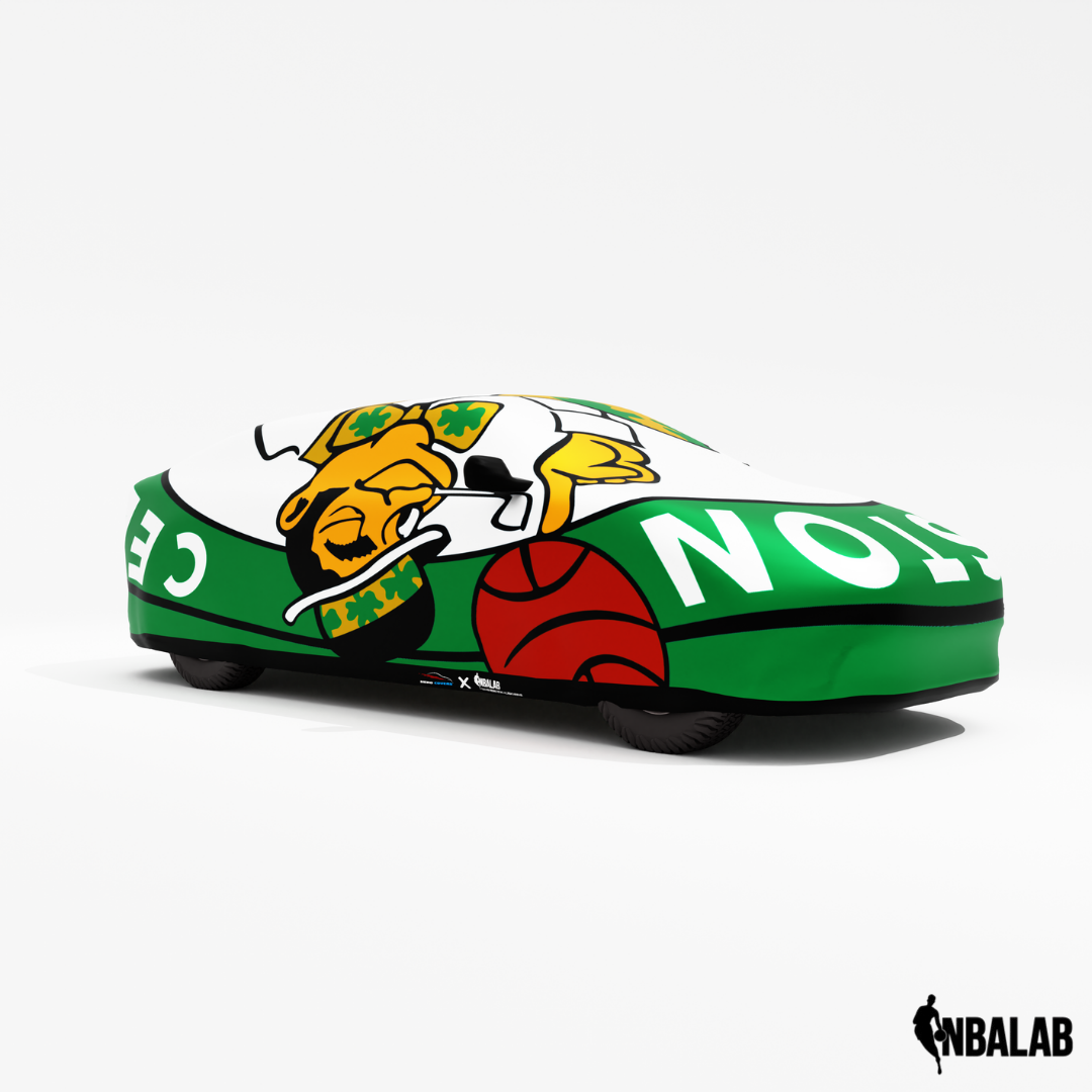 Officially Licensed Boston Celtics Cover Stretch Logo – Indoor & Outdoor | NBA Protection | HeroCovers