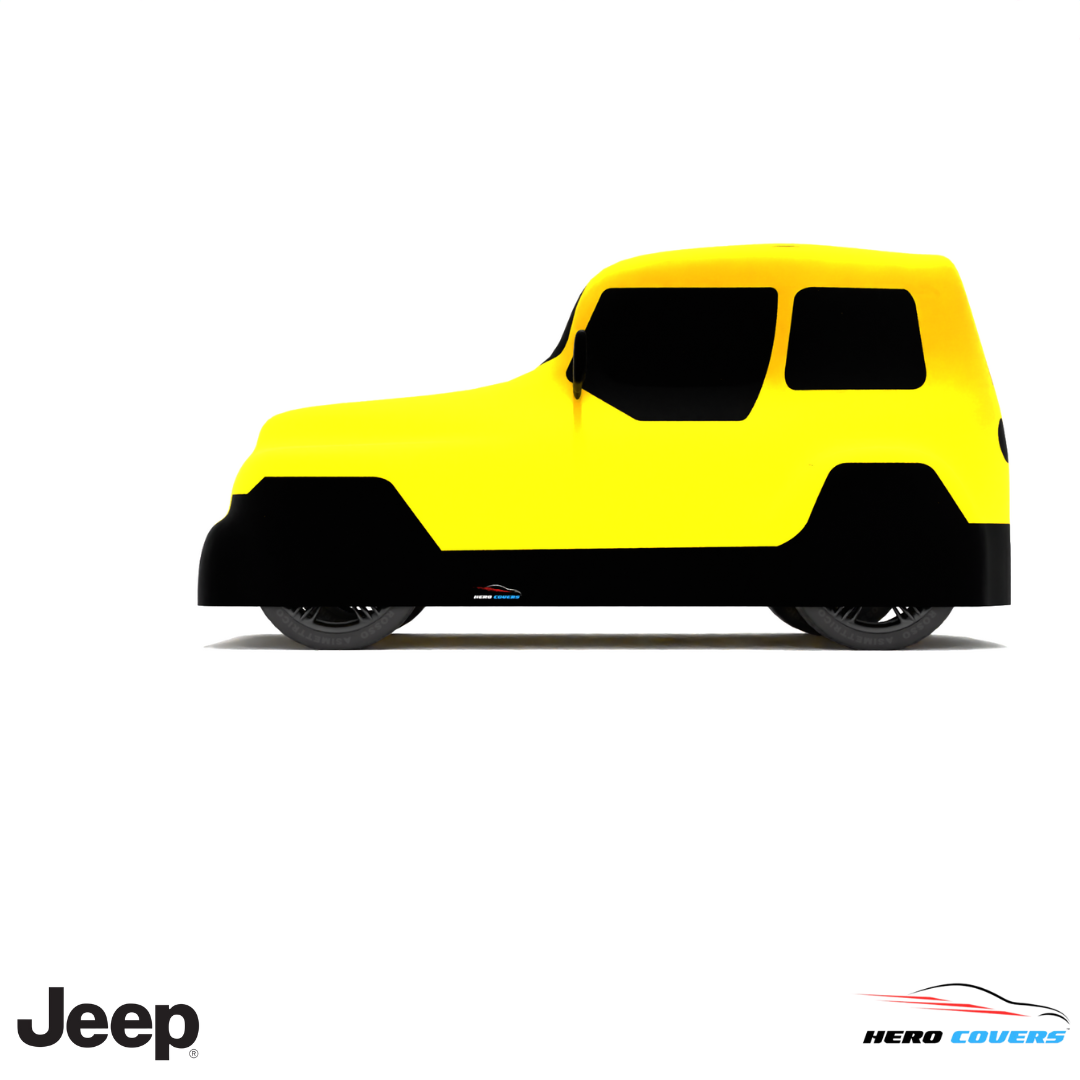 Jeep Wrangler 1987 Car Cover: Indoor & Outdoor Use - HeroCovers