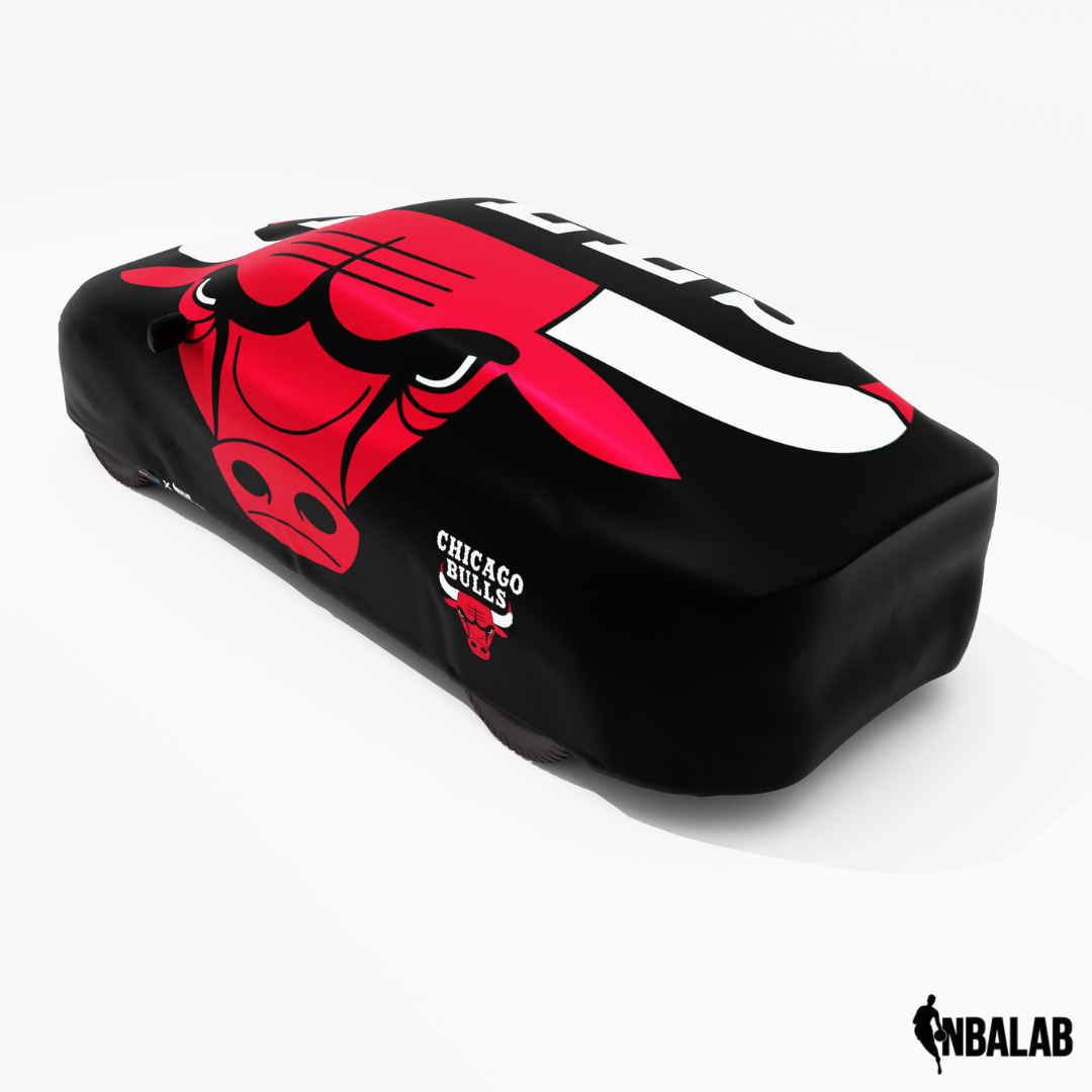 Officially Licensed Chicago Bulls Cover Stretch Logo – Indoor & Outdoor | NBA Protection | HeroCovers