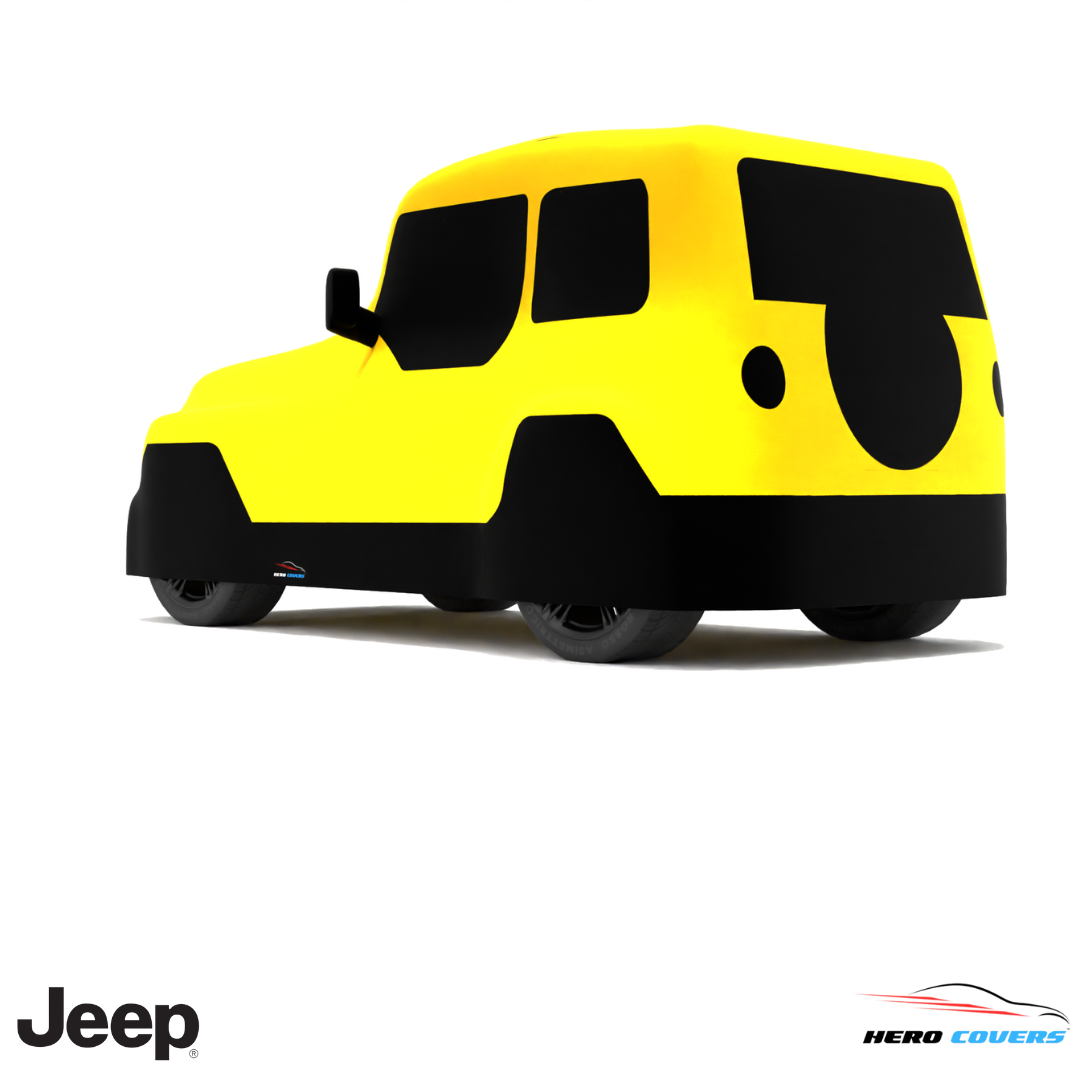 Jeep Wrangler 1987 Car Cover: Indoor & Outdoor Use - HeroCovers