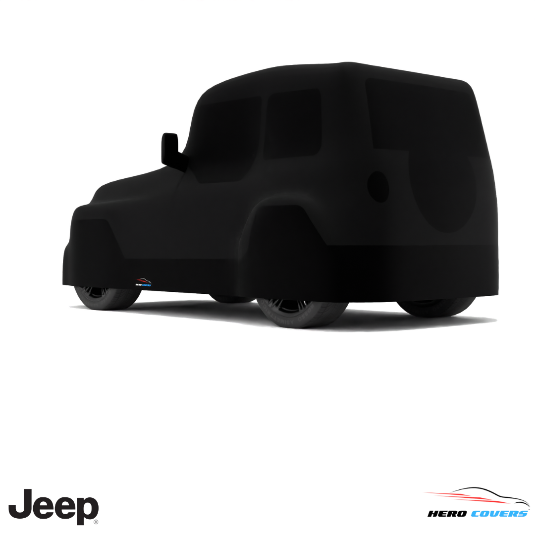 Jeep Wrangler 1987 Car Cover: Indoor & Outdoor Use - HeroCovers