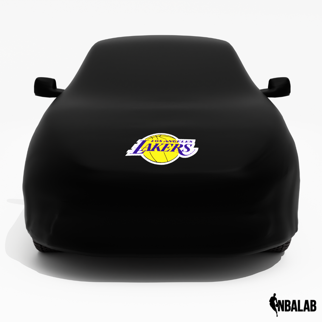 Officially Licensed Los Angeles Lakers Black Car Covers – Indoor & Outdoor | NBA Protection | HeroCovers